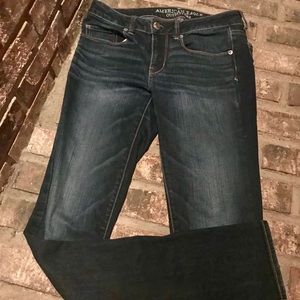 American Eagle dark wash skinny jeans